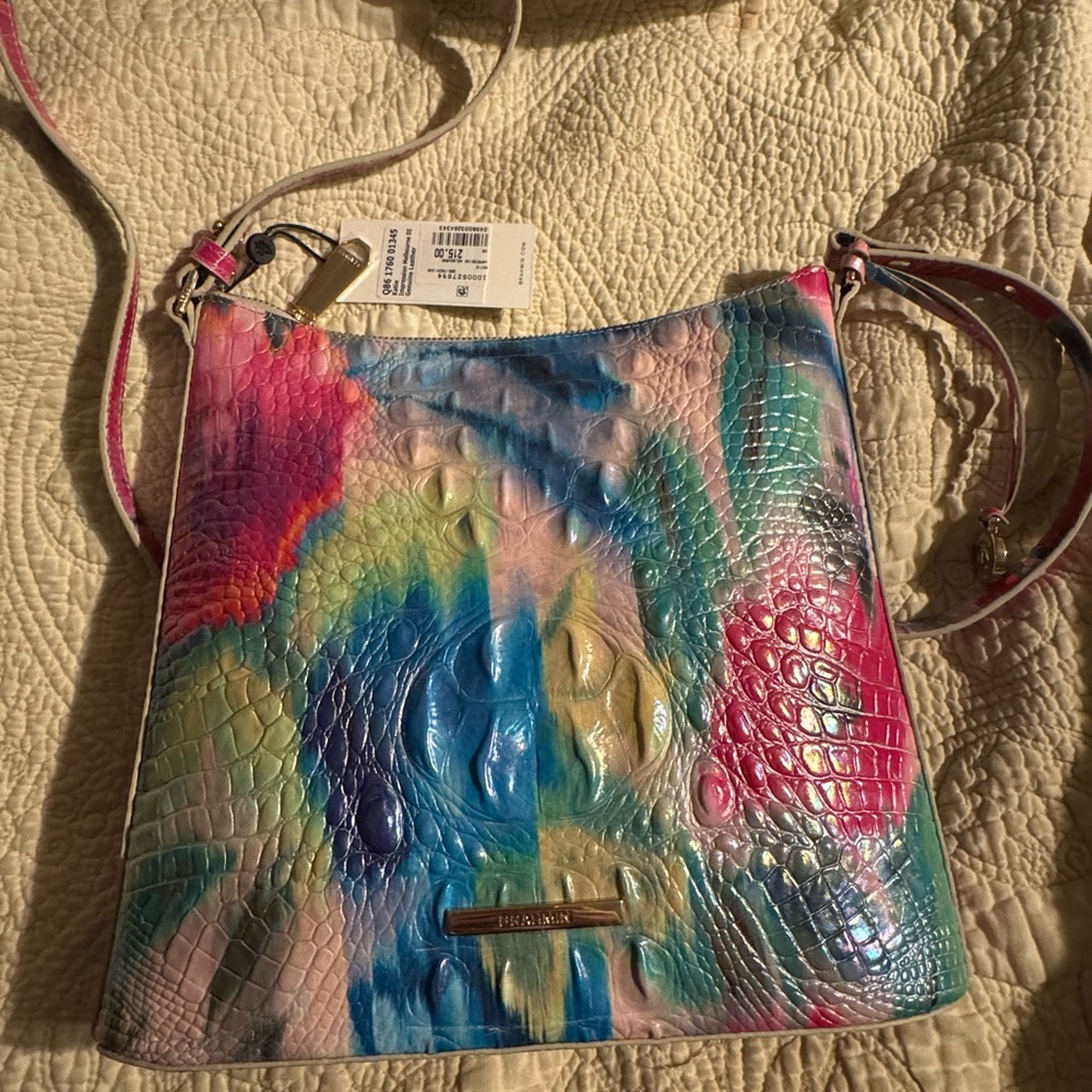 Brahmin Vibrant Multicolor Crossbody Bag